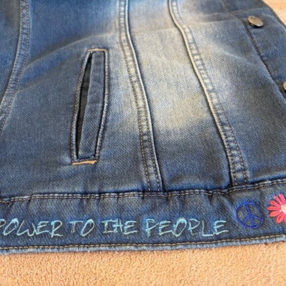 WOMENS LEE RIDER EMBROIDERED DENIM JACKET - Picture 5 of 8